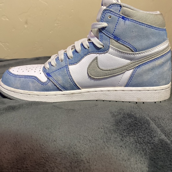 Jordan Ones “Hyper Royal/Light Smoke Grey-White” Men size 9.5 - Picture 10 of 17